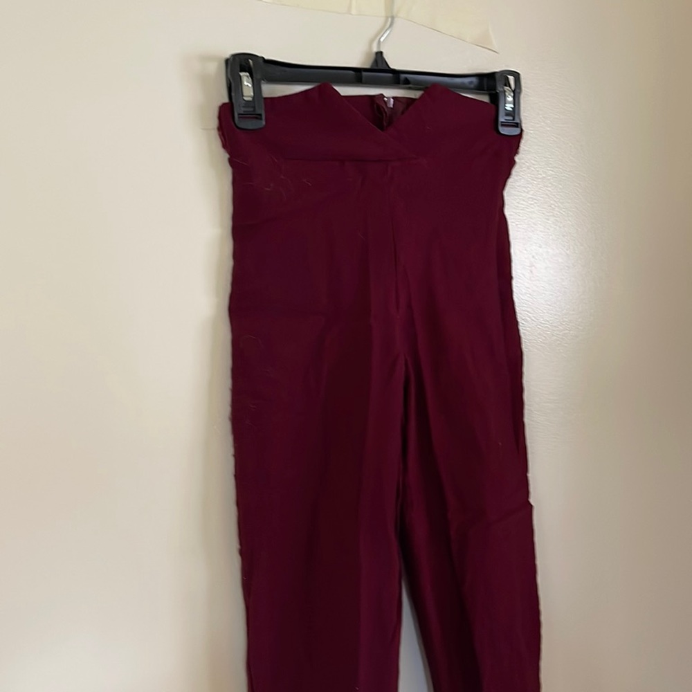 Burgundy pants